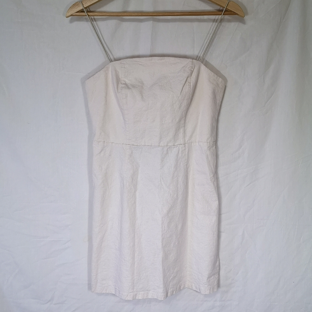 Urban Outfitters Colette Stretch Linen Mini Dress